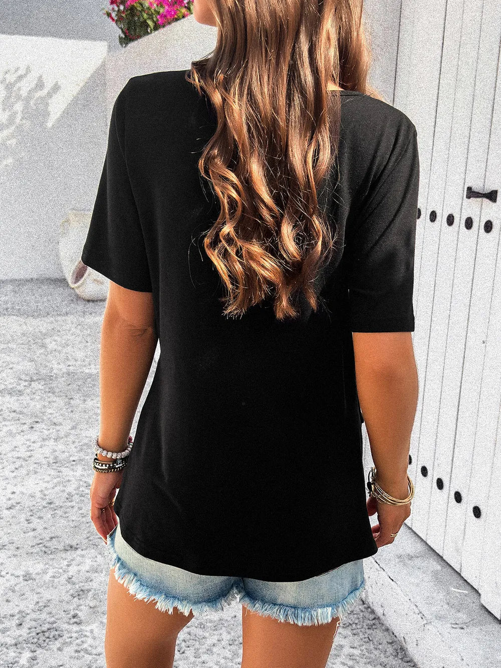 Devine Half Zip Half Sleeve T-Shirt – Trendsi | ClozArt