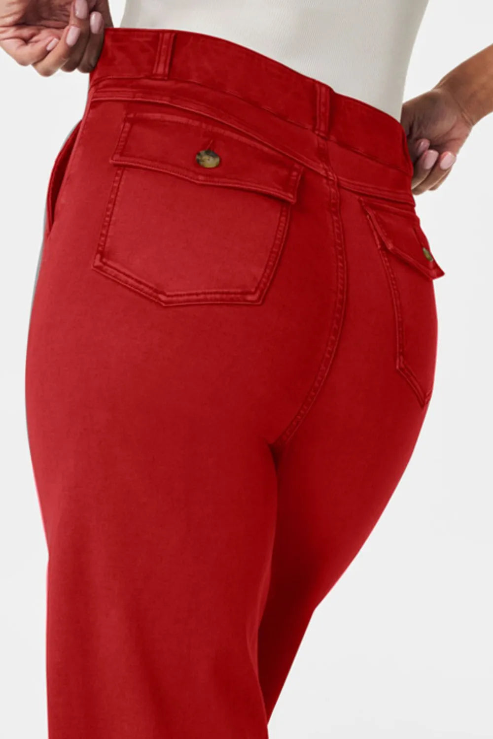 High Waist Jeans with Pockets – Trendsi | ClozArt
