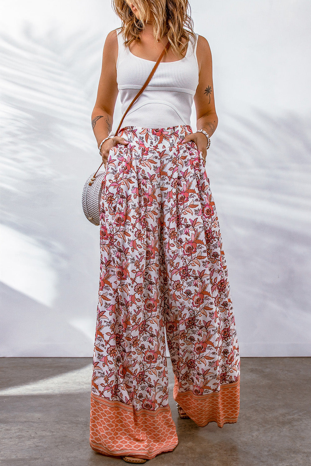 Bohemian Pleated Culottes – Trendsi | ClozArt