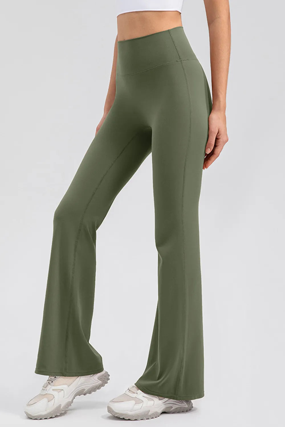 High Waist Straight Active Pants – Trendsi | ClozArt