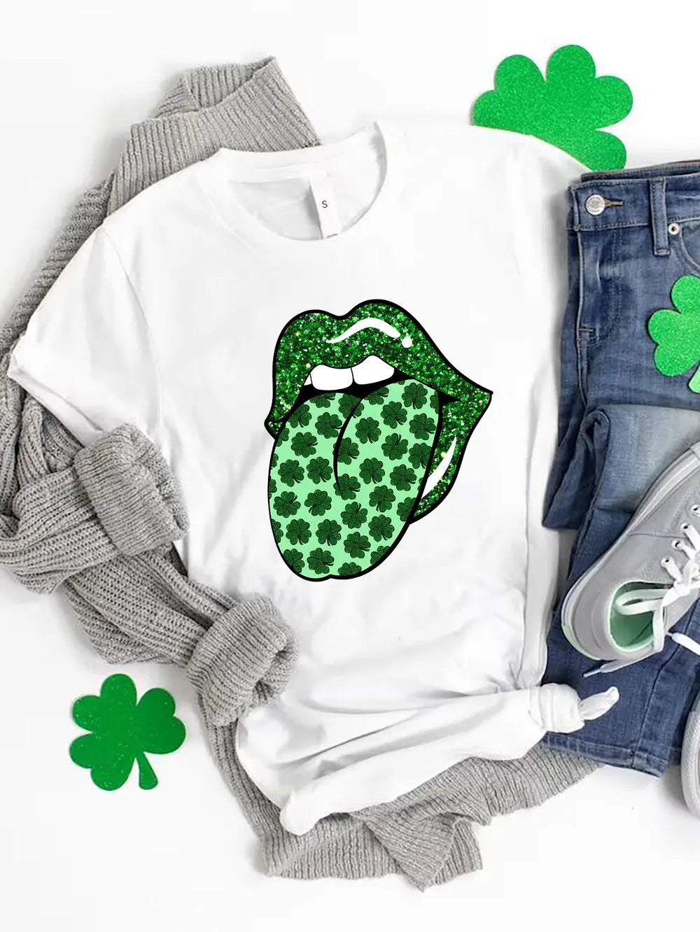 Saint Patrick's Day Round Neck T-Shirt – Trendsi | ClozArt