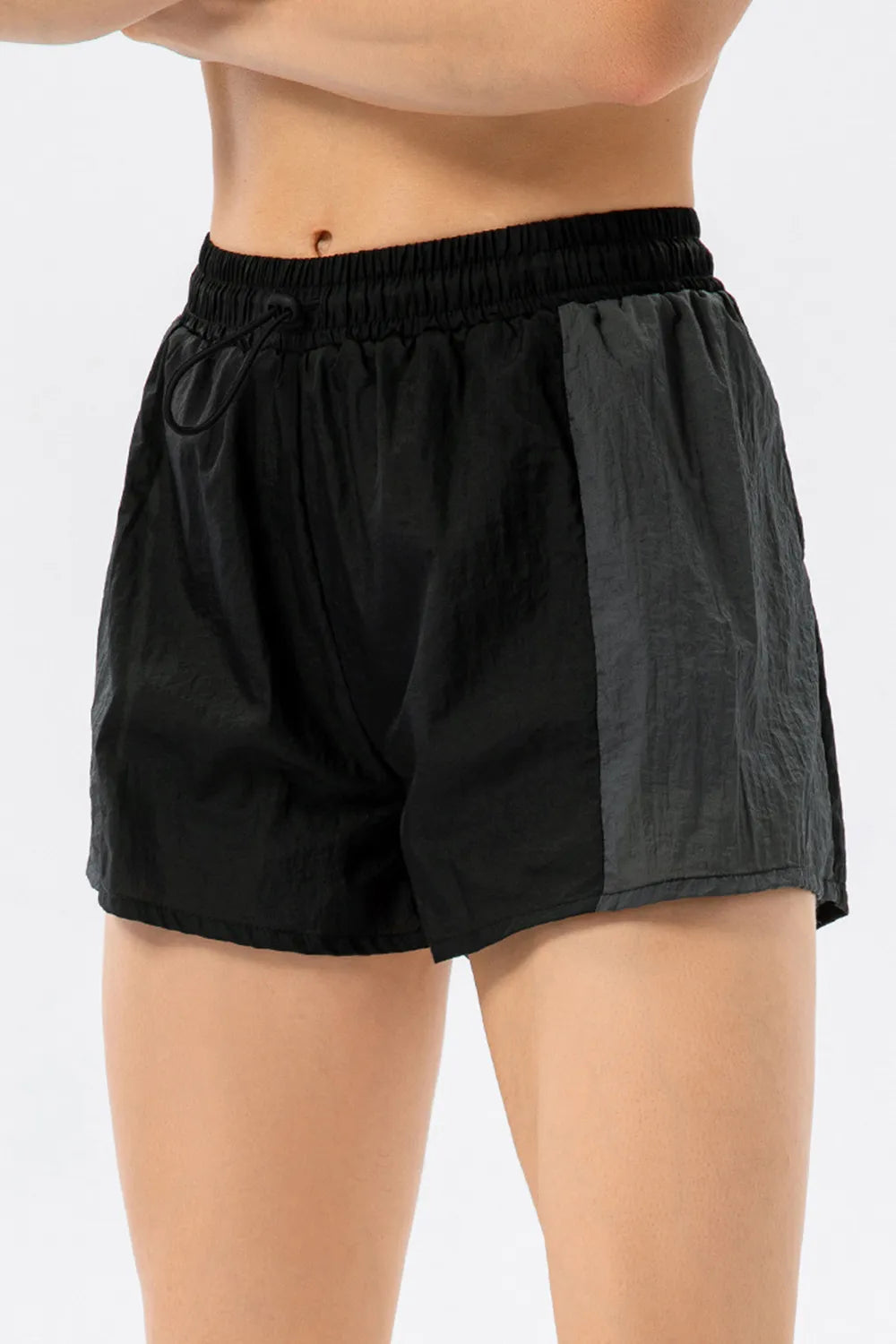 Color Block Drawstring Active Shorts – Trendsi | ClozArt