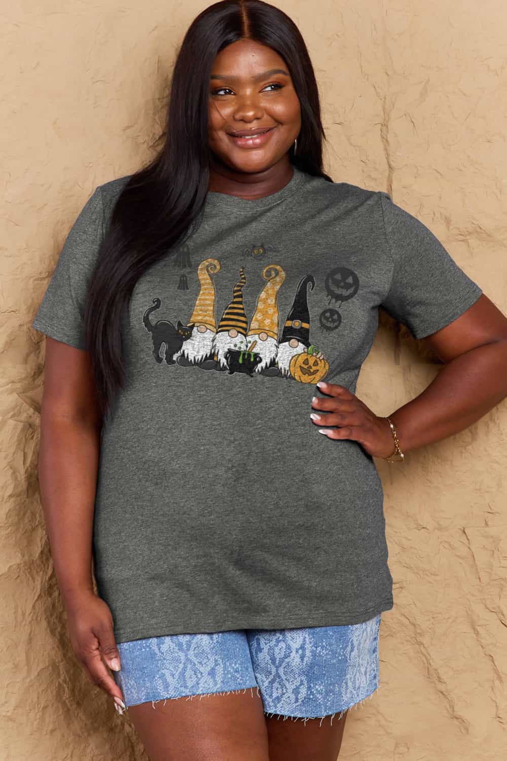 Simply Love Full Size Halloween Theme Graphic Cotton T-Shirt – Trendsi | ClozArt
