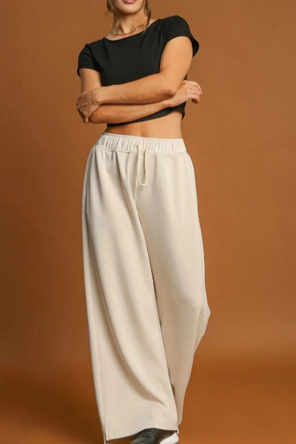 Drawstring Wide Leg Pants – Trendsi | ClozArt