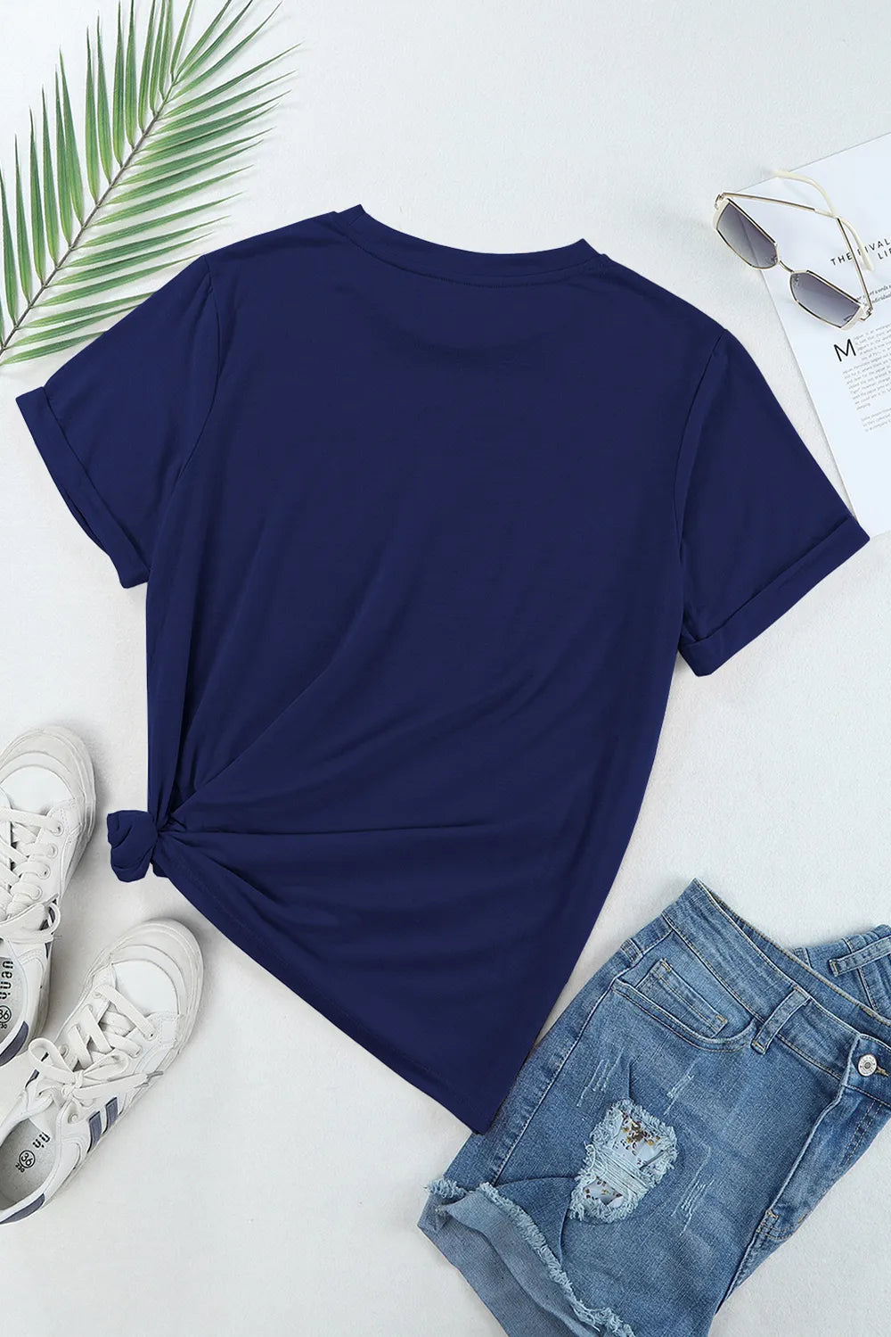 Bow Graphic Round Neck Short Sleeve T-Shirt – Trendsi | ClozArt