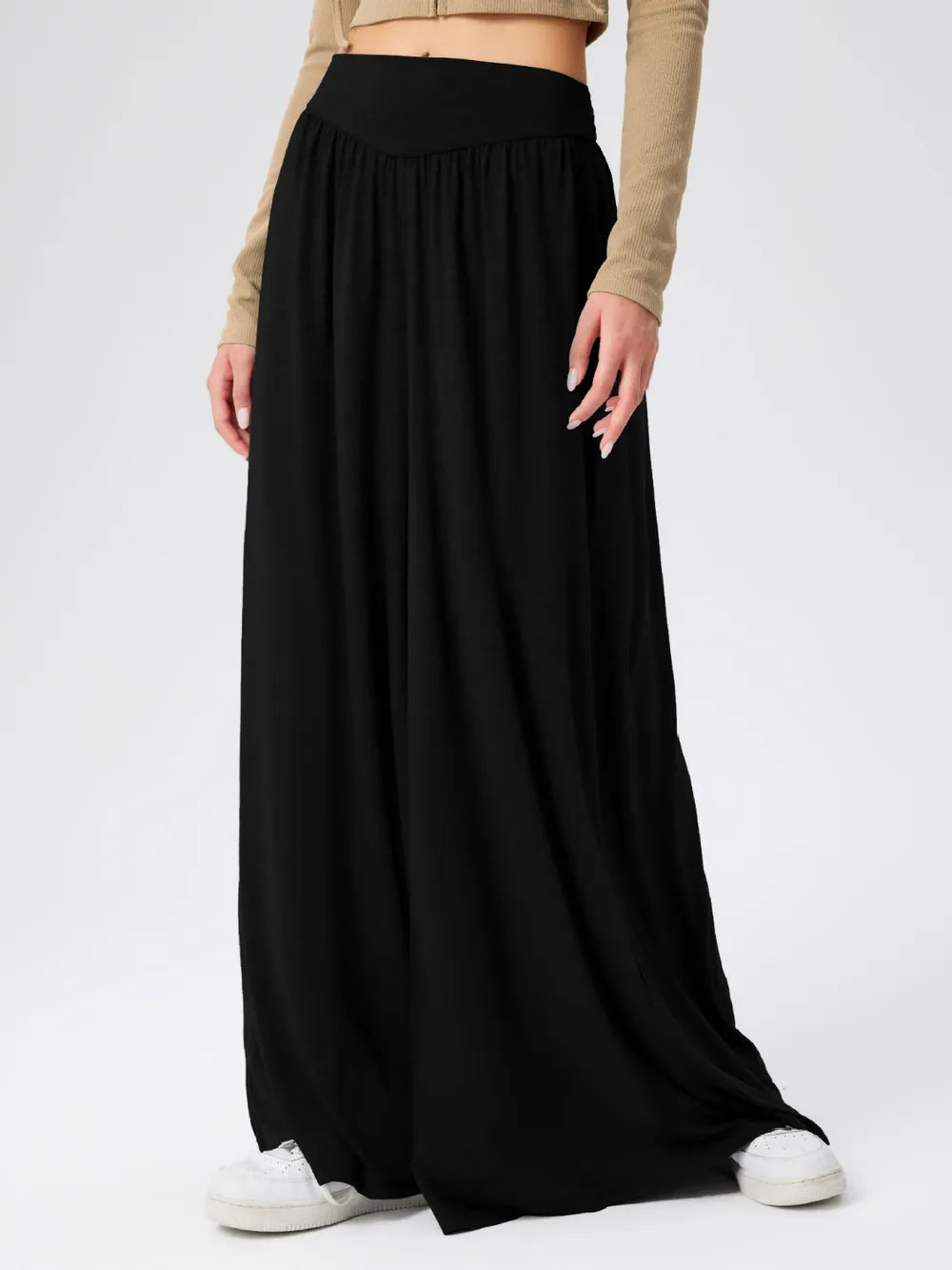 High Waist Wide Leg Pants – Trendsi | ClozArt