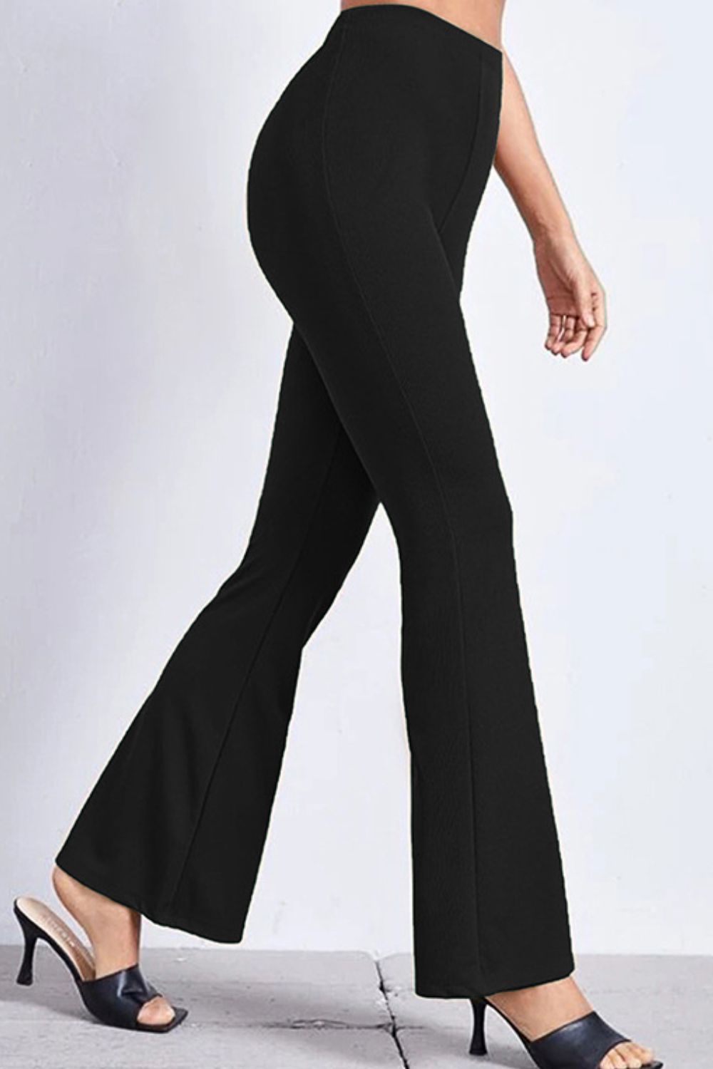 High Rise Flare Pants – Trendsi | ClozArt