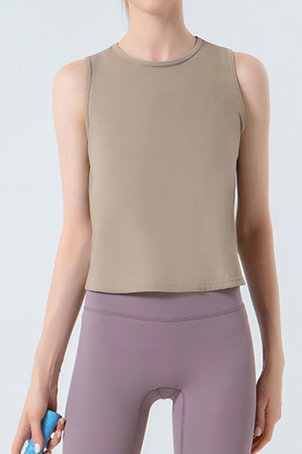 Round Neck Active Tank – Trendsi | ClozArt