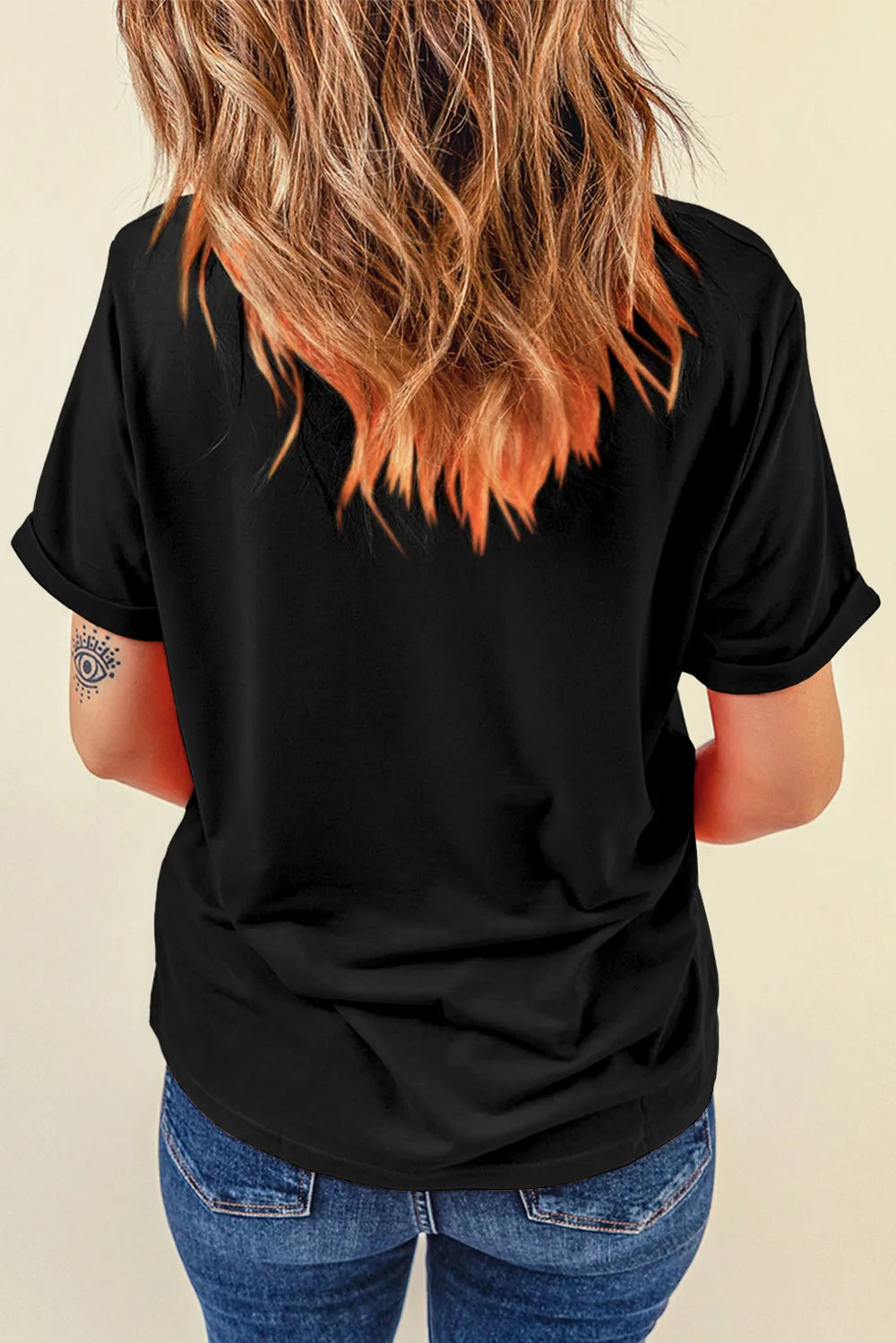 Rhinestone US Flag Round Neck Short Sleeve T-Shirt – Trendsi | ClozArt