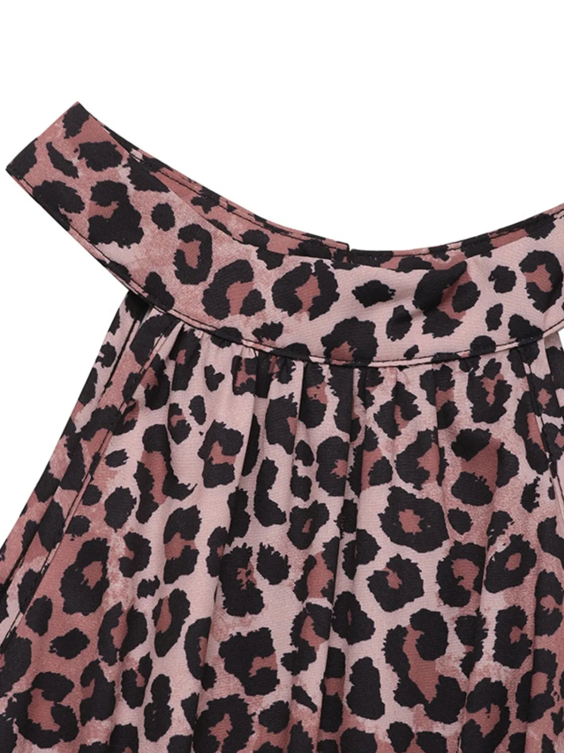 Butterfly Leopard Grecian Neck Maxi Dress – Trendsi | ClozArt