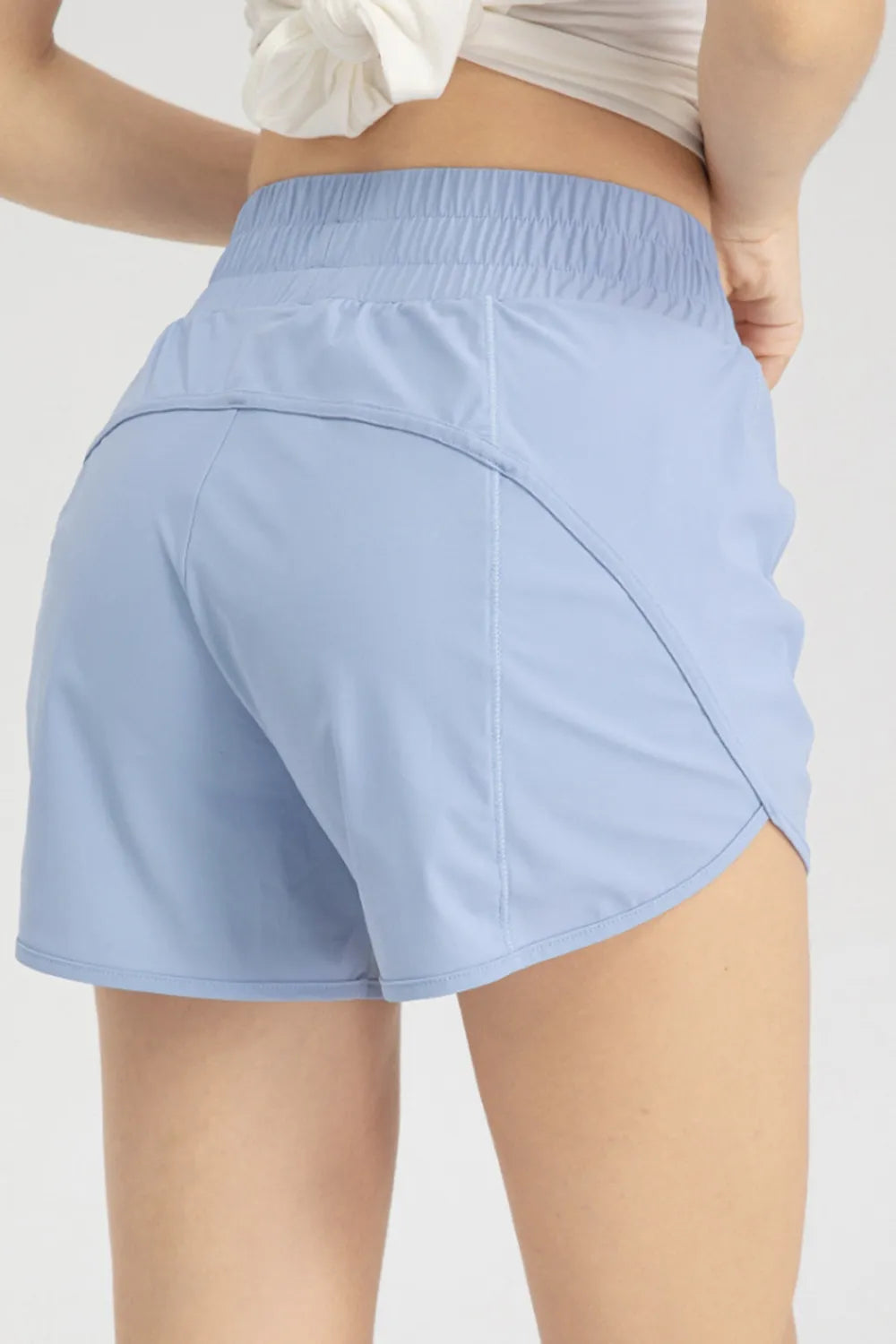 Elastic Waist Active Shorts – Trendsi | ClozArt