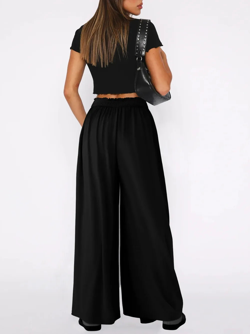 High Waist Wide Leg Pants – Trendsi | ClozArt
