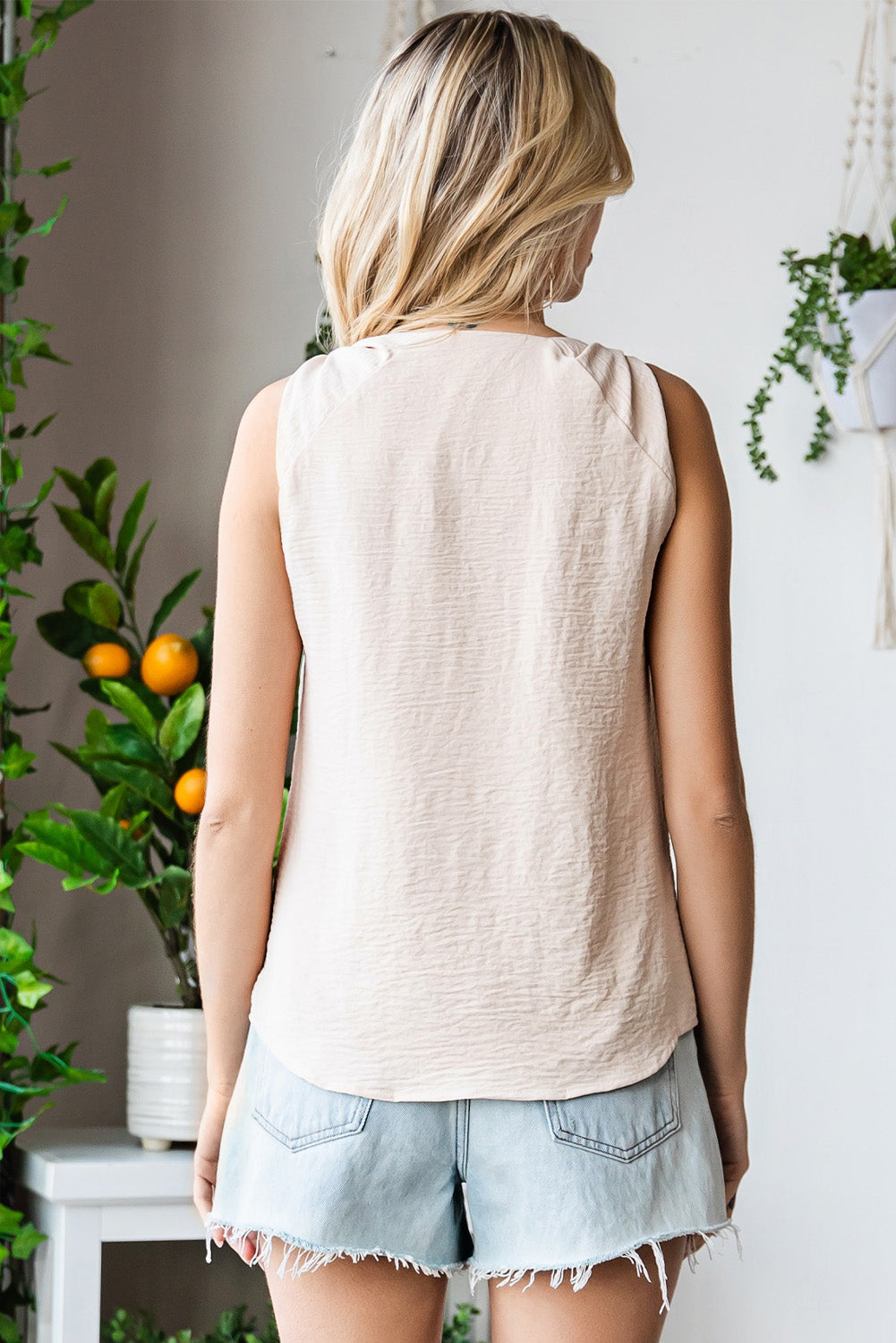 Knot Detail V-Neck Tank – Trendsi | ClozArt
