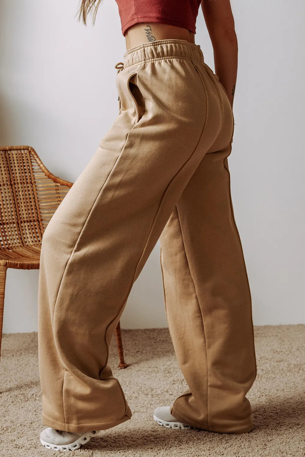 Drawstring Wide Leg Pants with Pockets – Trendsi | ClozArt