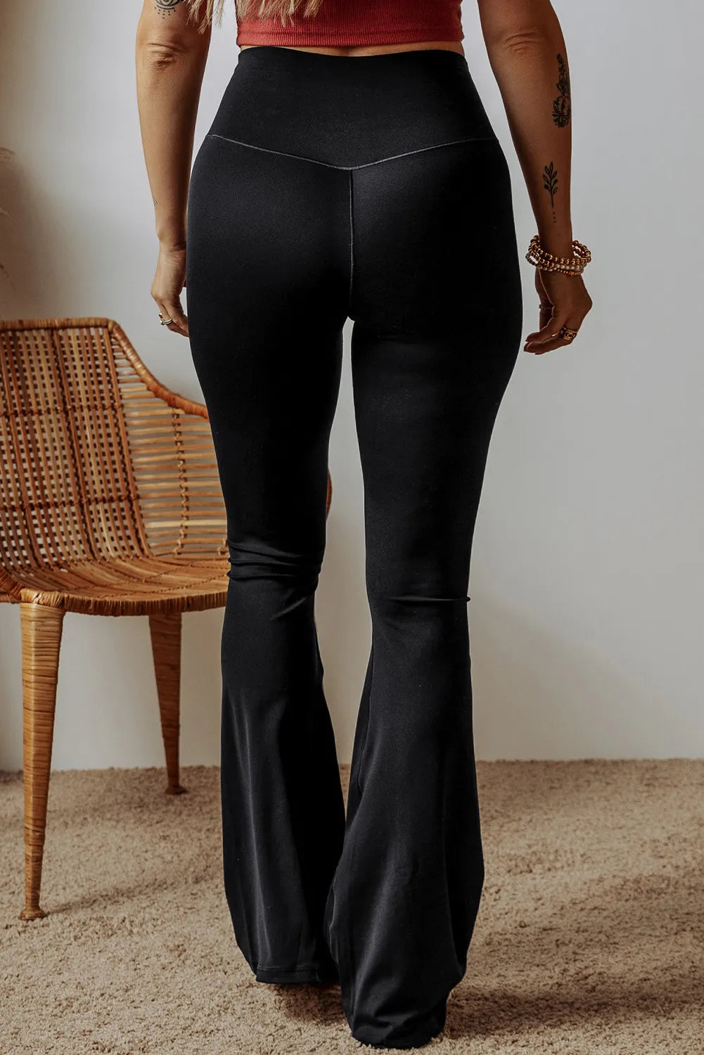 High Waist Bootcut Pants – Trendsi | ClozArt
