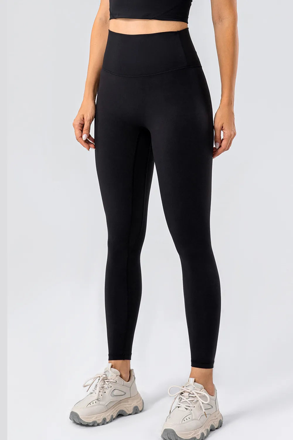 High Waist Wide Waistband Active Leggings – Trendsi | ClozArt