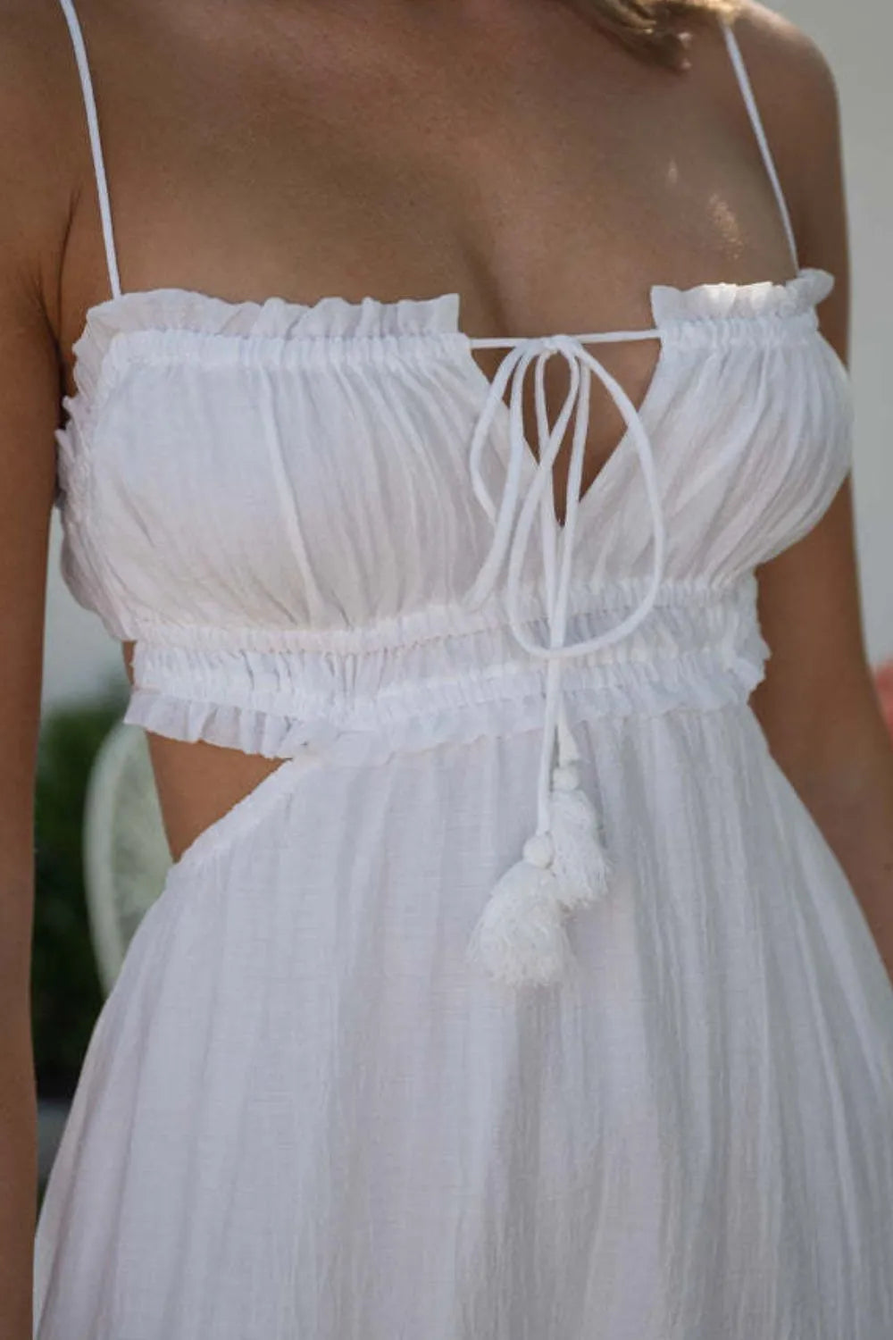 Cutout Square Neck Midi Cami Dress – Trendsi | ClozArt