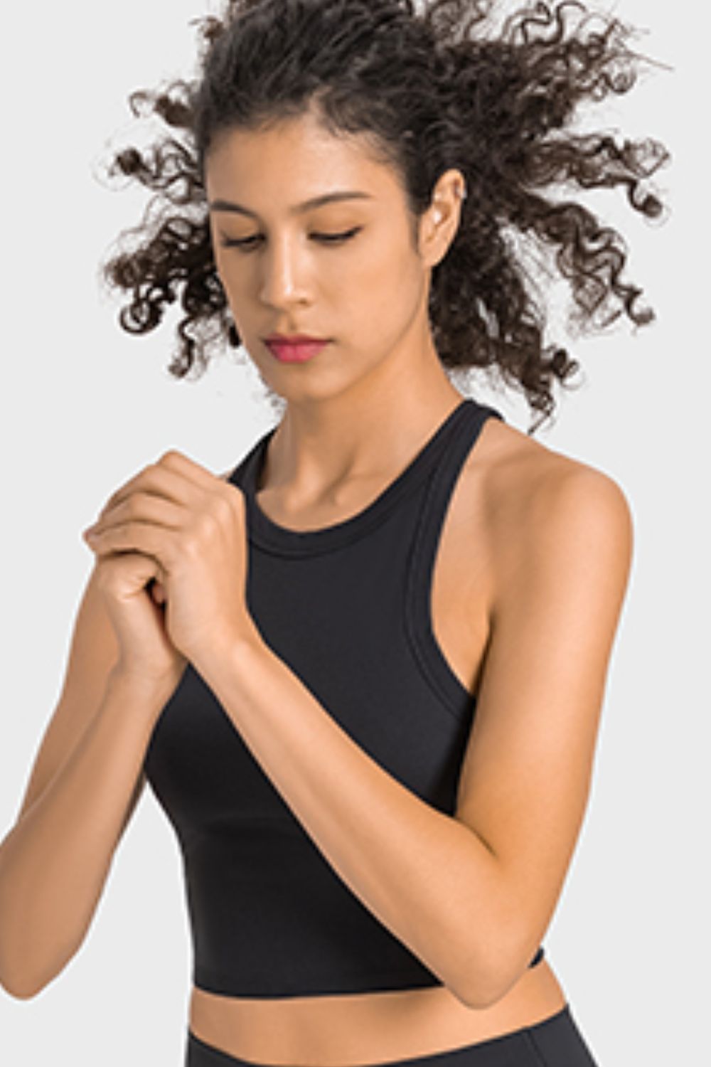 Millennia Racerback Cropped Sports Tank – Trendsi | ClozArt