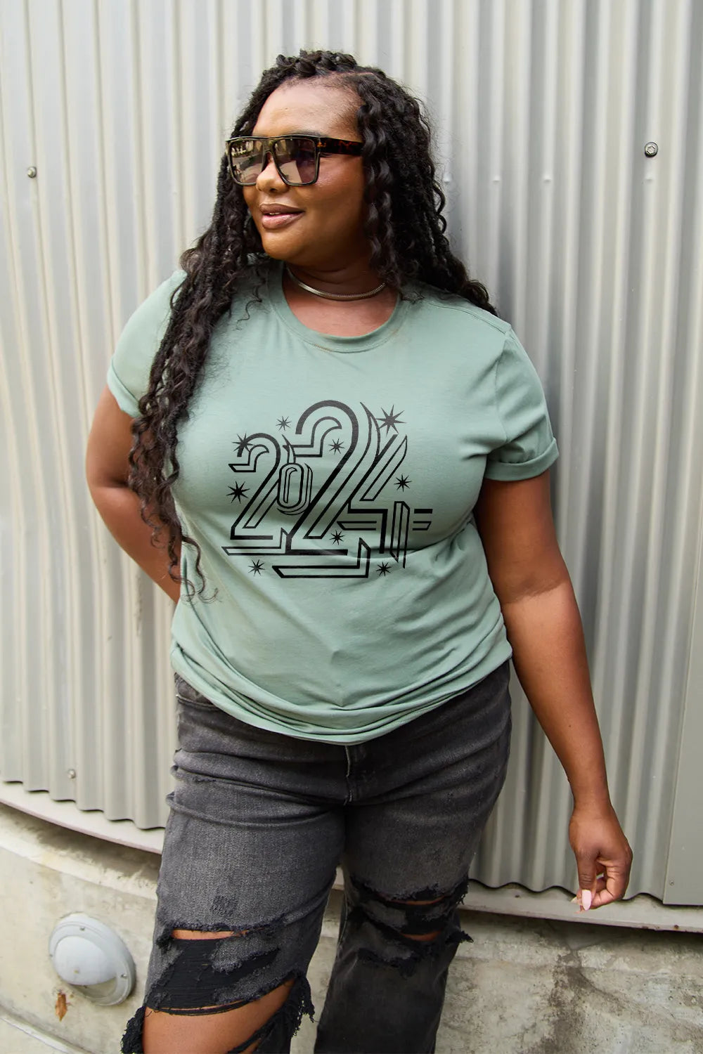 Simply Love Full Size 2024 Round Neck Short Sleeve T-Shirt – Trendsi | ClozArt
