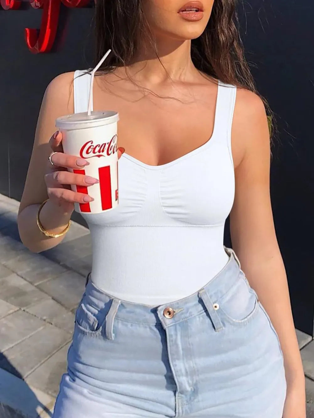 Wide Strap Active Tank – Trendsi | ClozArt