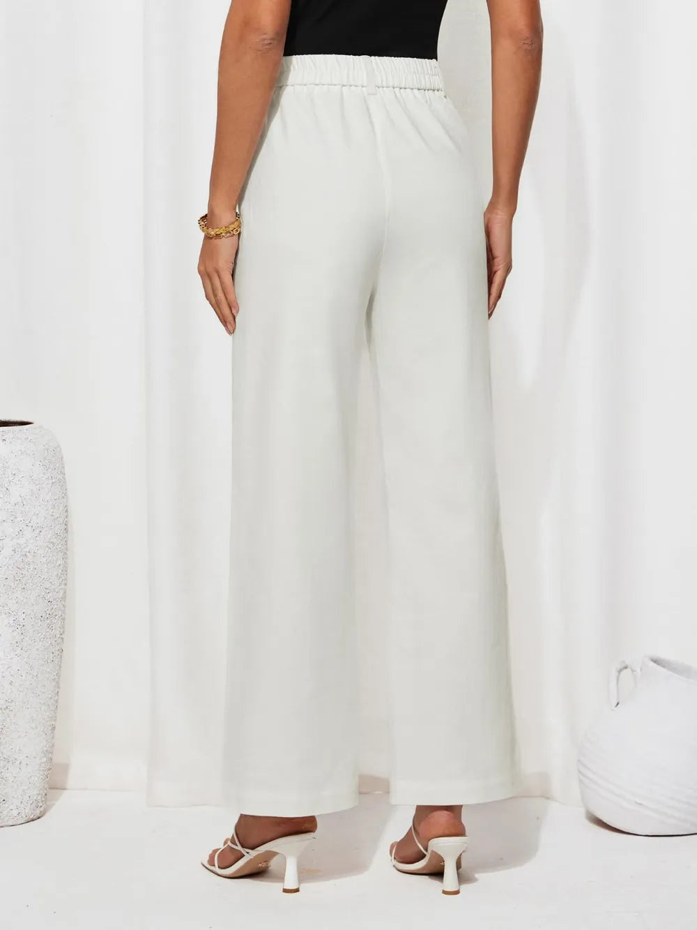 High Waist Wide Leg Pants – Trendsi | ClozArt