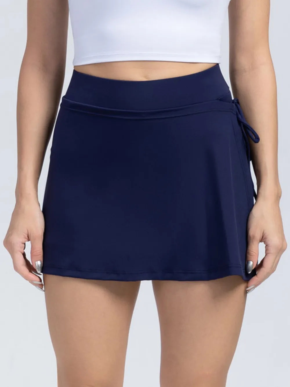 High Waist Active Skort with Pockets – Trendsi | ClozArt