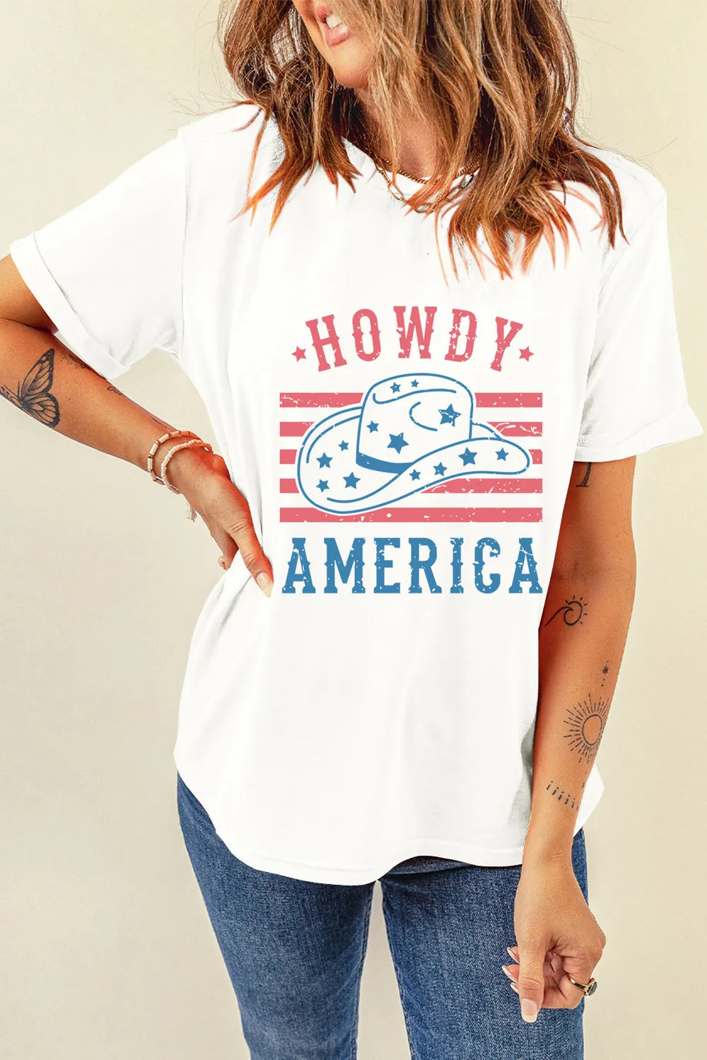 Graphic Round Neck Short Sleeve T-Shirt – Trendsi | ClozArt