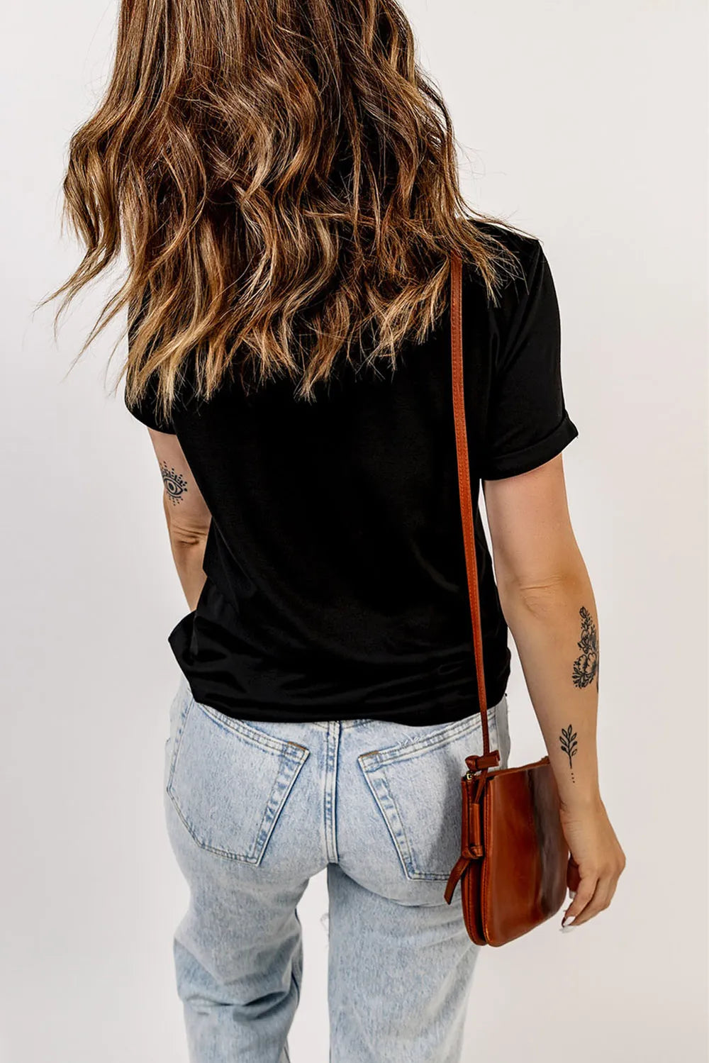 Bow Round Neck Short Sleeve T-Shirt – Trendsi | ClozArt