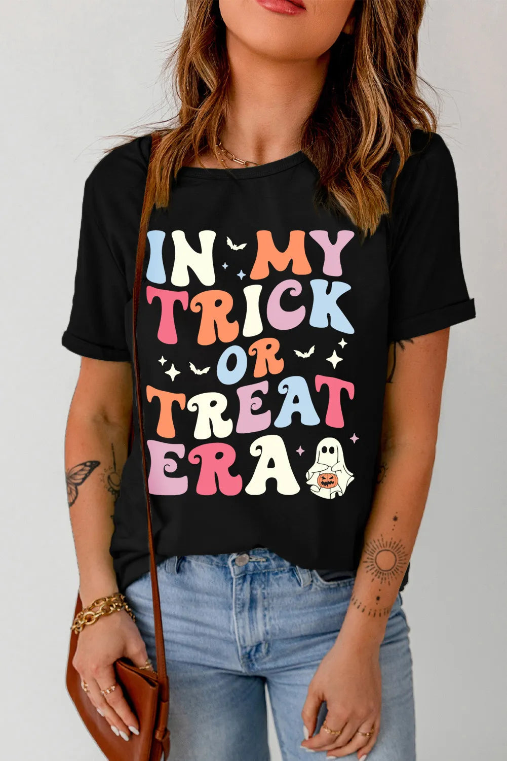 Letter Graphic Round Neck Short Sleeve T-Shirt – Trendsi | ClozArt