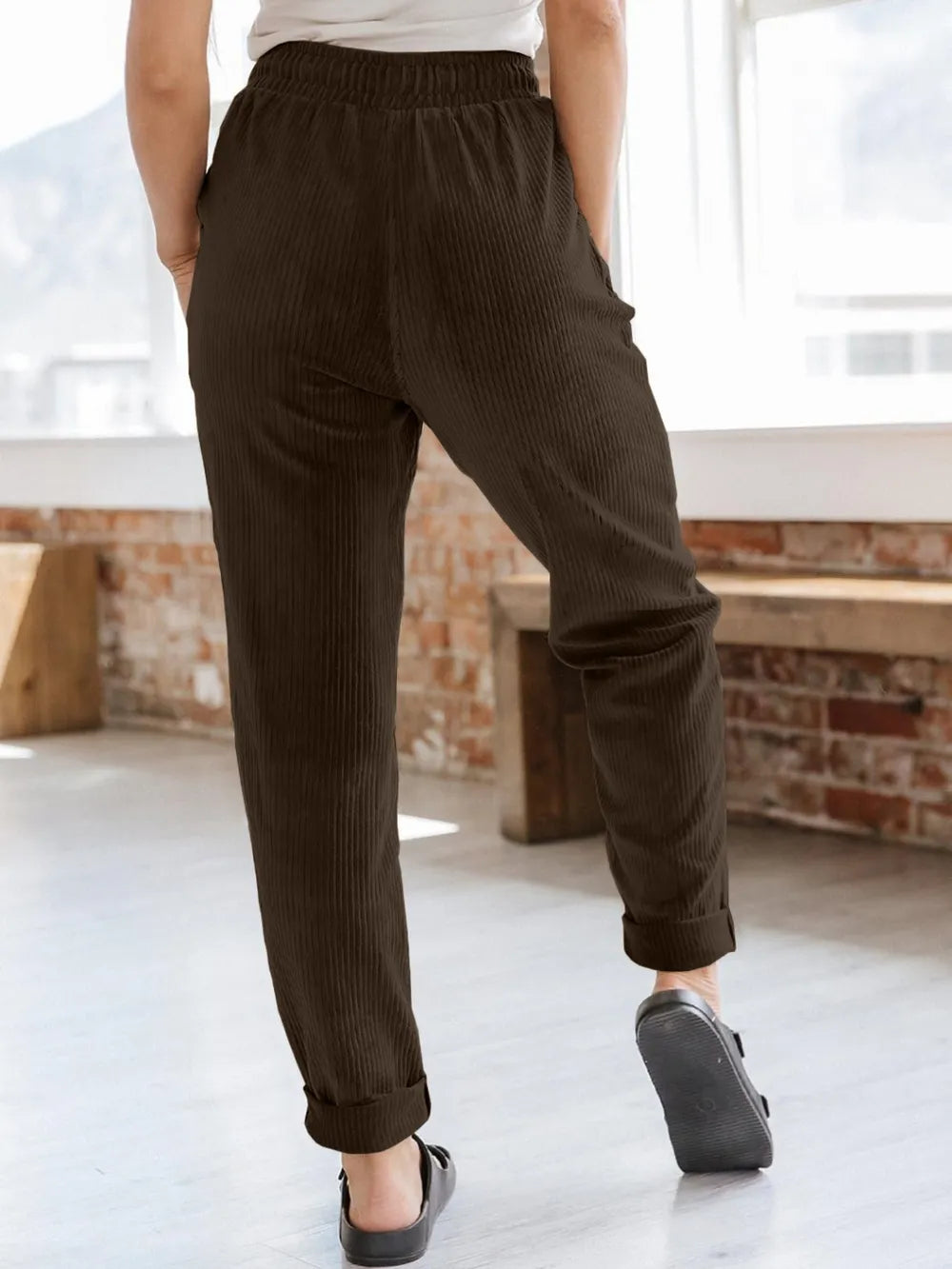 Drawstring Pants with Pockets – Trendsi | ClozArt