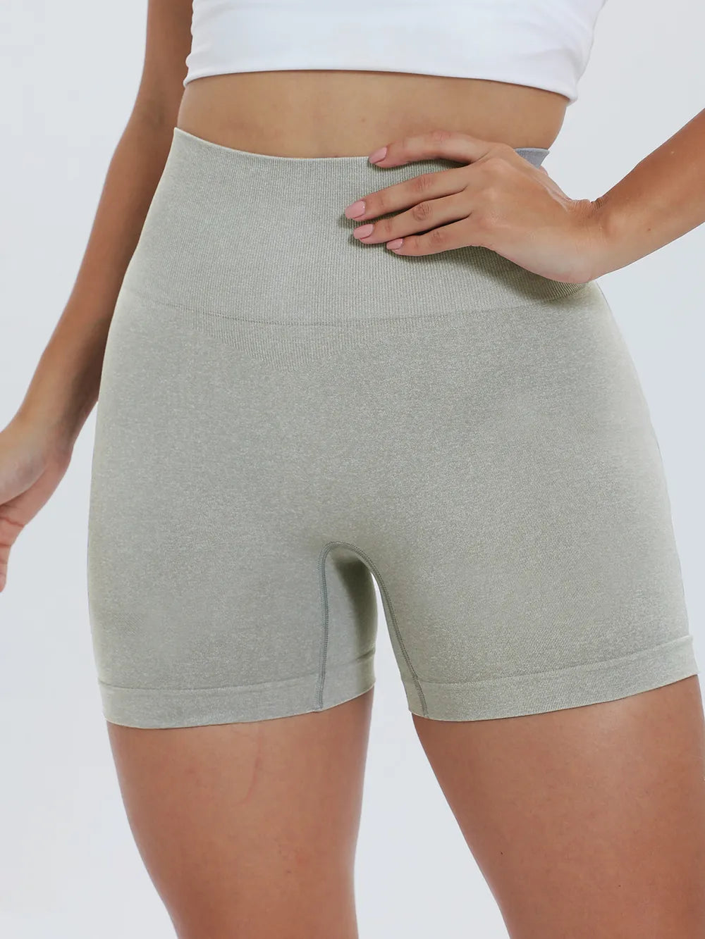 High Waist Active Shorts – Trendsi | ClozArt