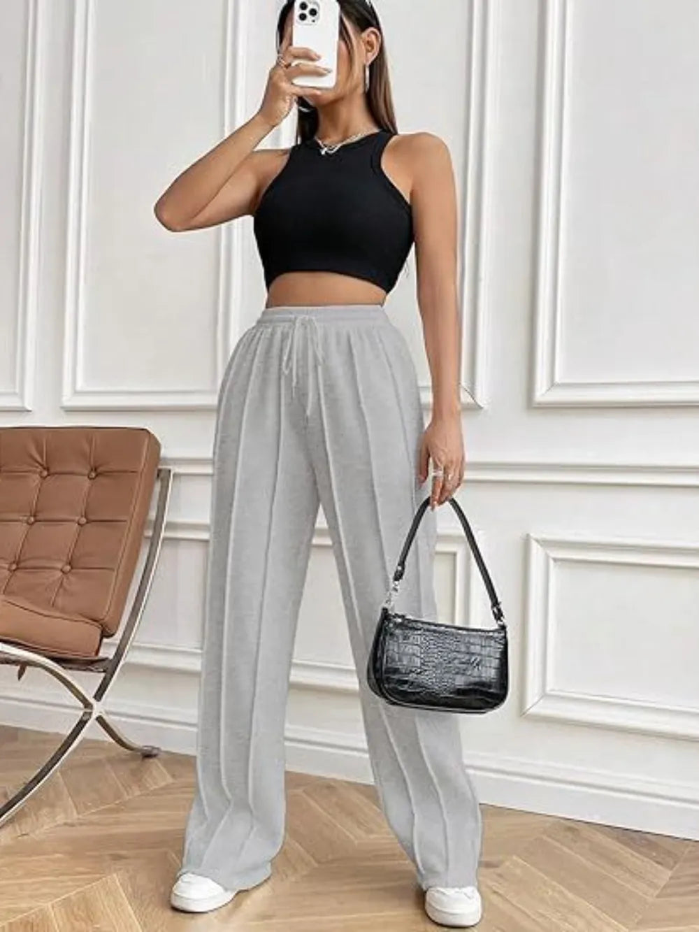 Drawstring Wide Leg Pants with Pockets – Trendsi | ClozArt