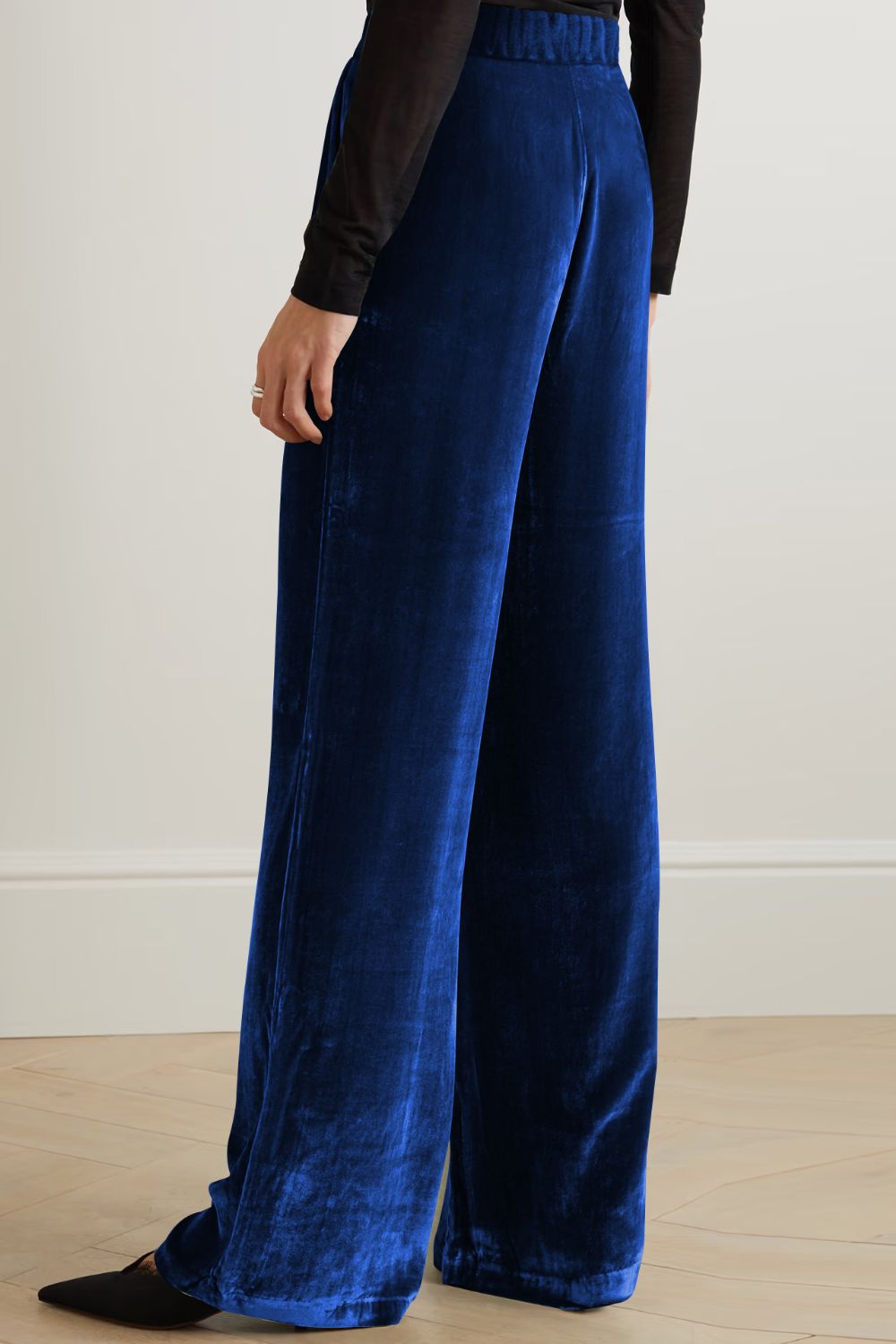Loose Fit High Waist Long Pants with Pockets – Trendsi | ClozArt