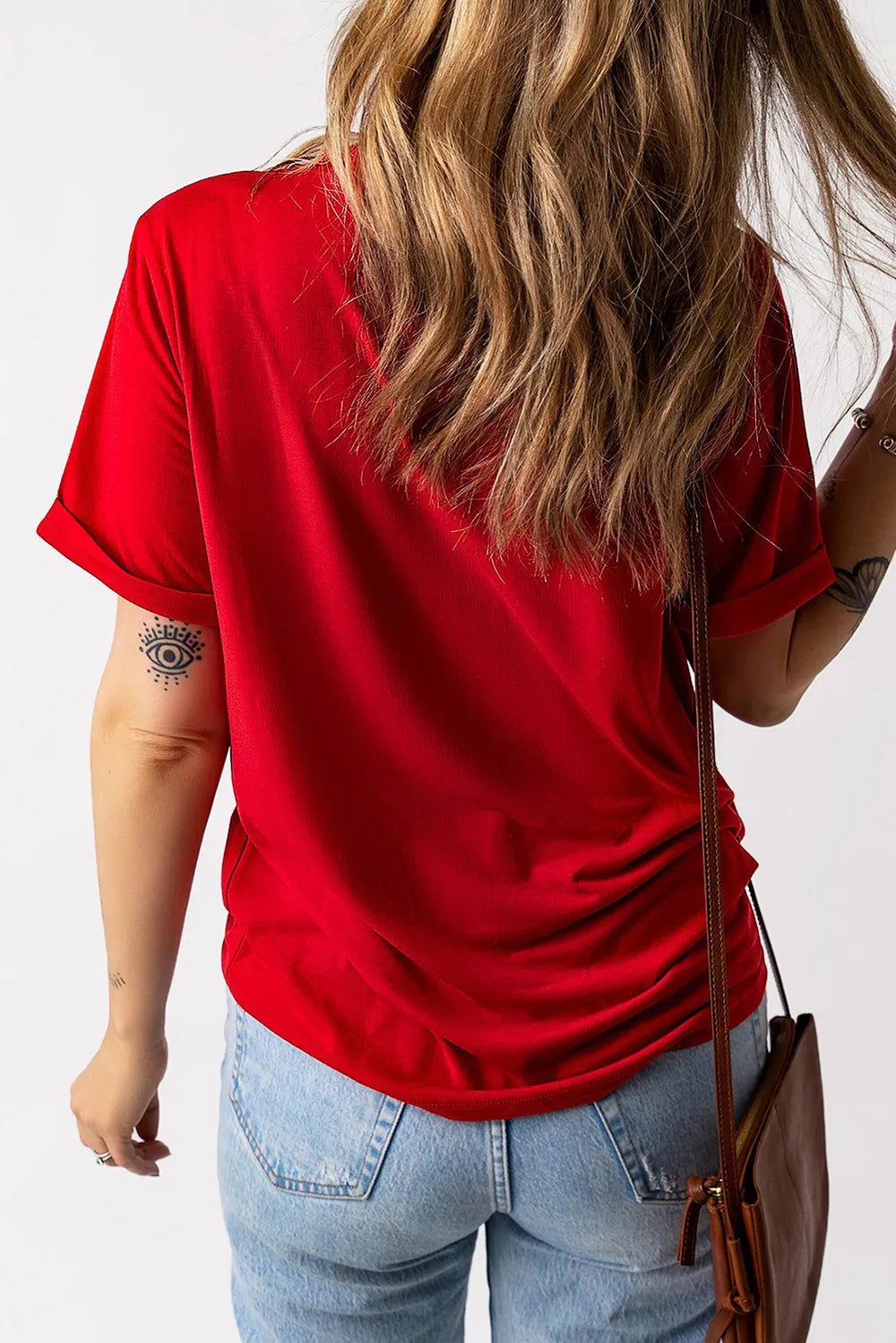 Heart Round Neck Short Sleeve T-Shirt – Trendsi | ClozArt