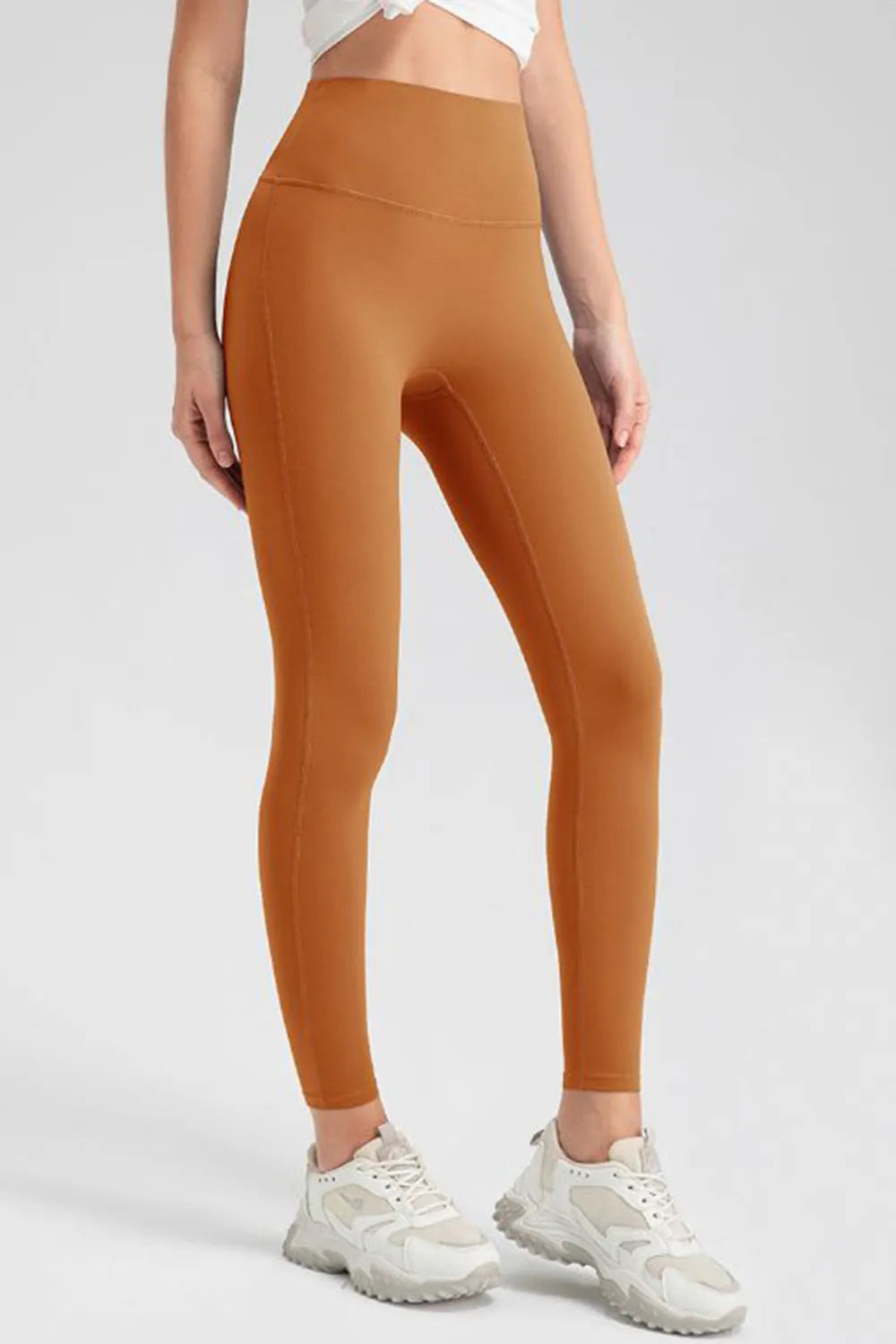 High Waist Skinny Active Pants – Trendsi | ClozArt