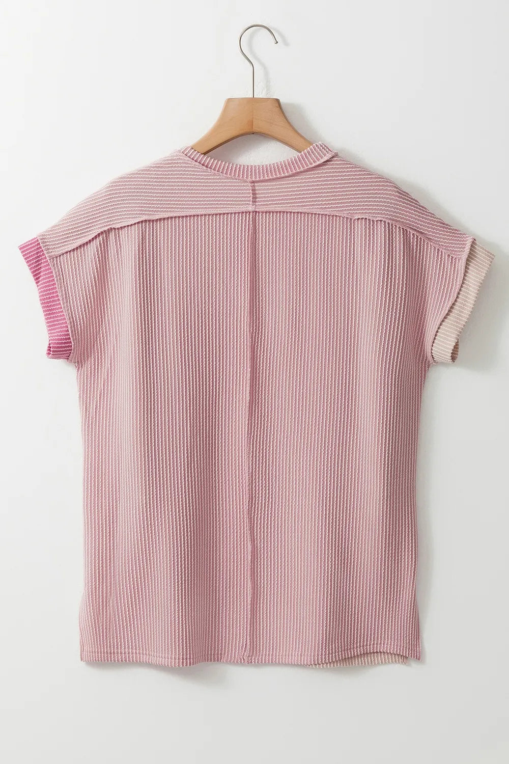Color Block Round Neck Short Sleeve T-Shirt – Trendsi | ClozArt