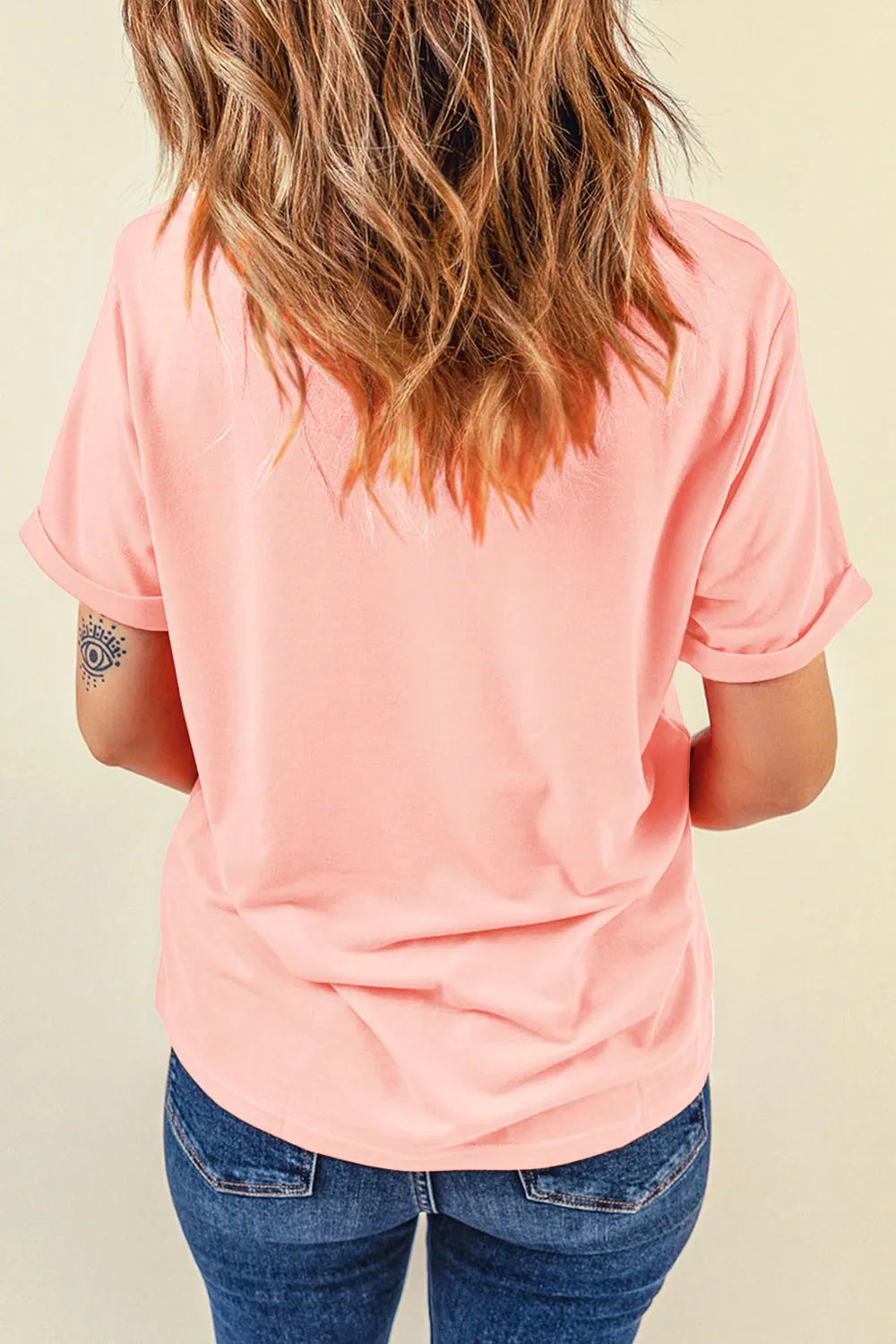 FOREVER CHASING SUNSETS Round Neck T-Shirt – Trendsi | ClozArt