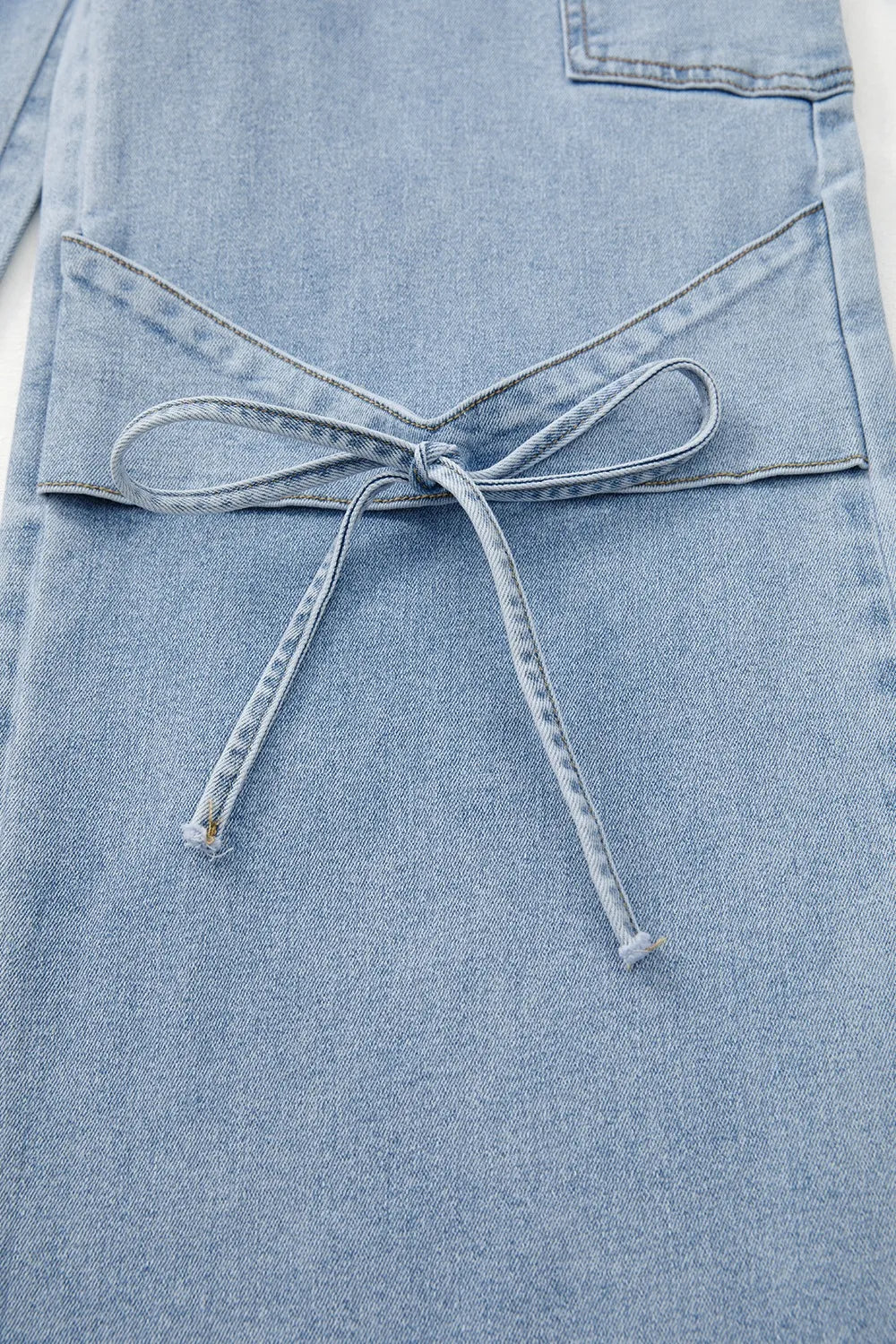 Bowknot Decor Cargo Jeans – Trendsi | ClozArt