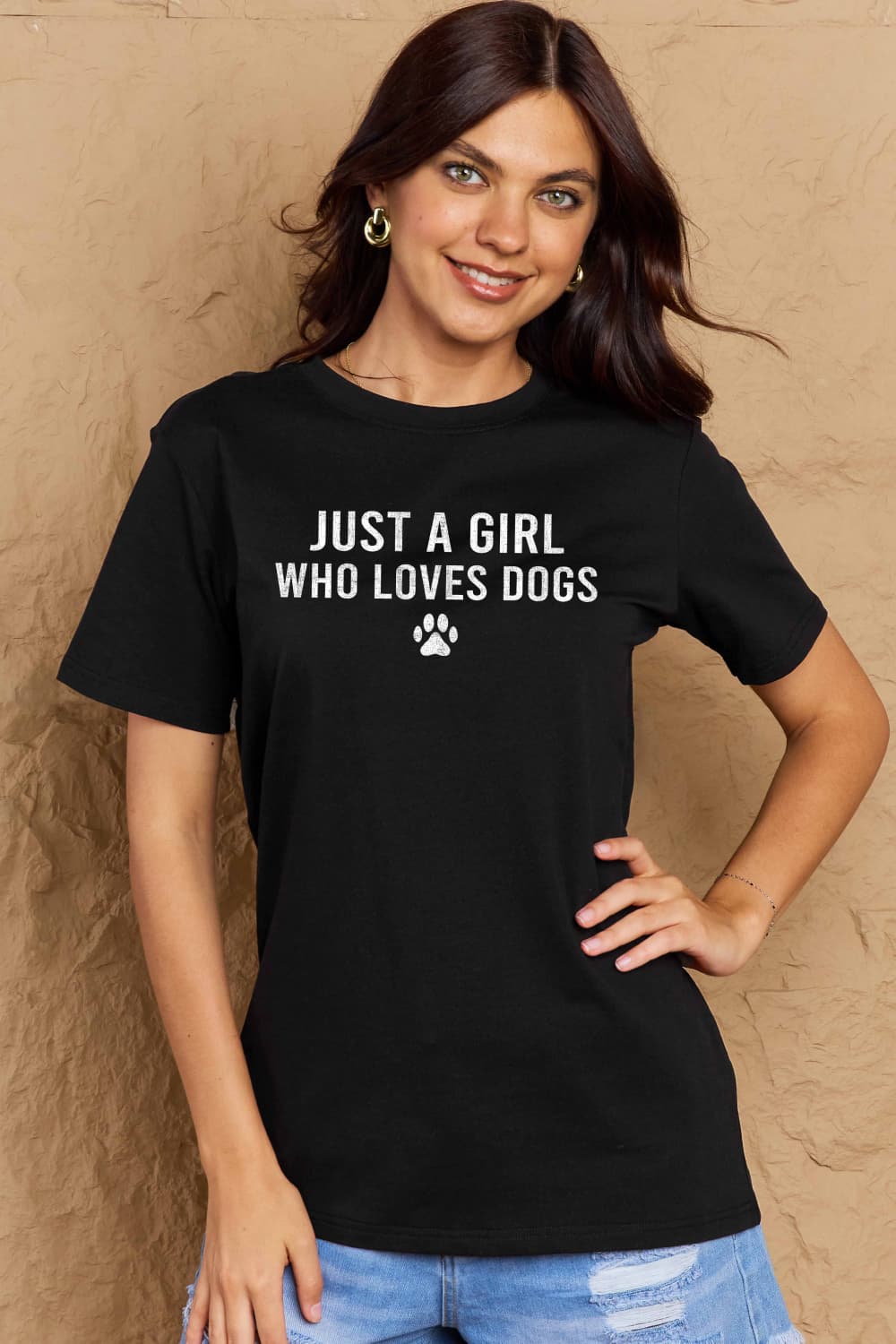 Simply Love Full Size Dog Paw Graphic Cotton T-Shirt – Trendsi | ClozArt
