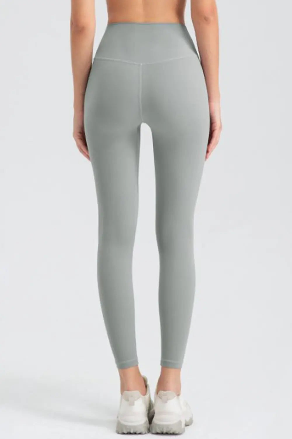 Wide Waistband Slim Fit Active Leggings – Trendsi | ClozArt