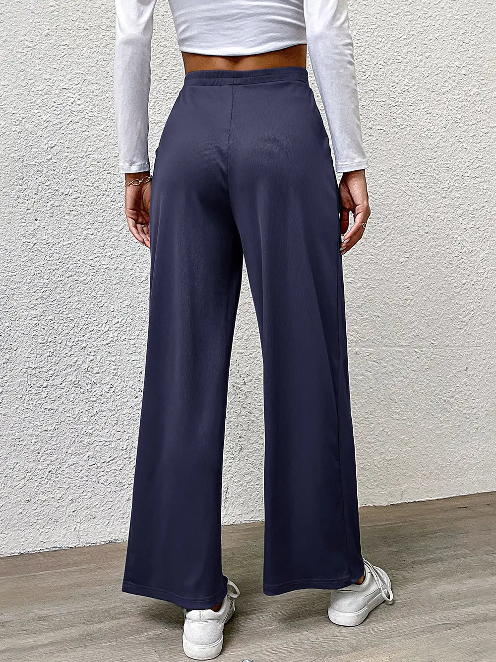 Perfee High Waist Straight Pants – Trendsi | ClozArt