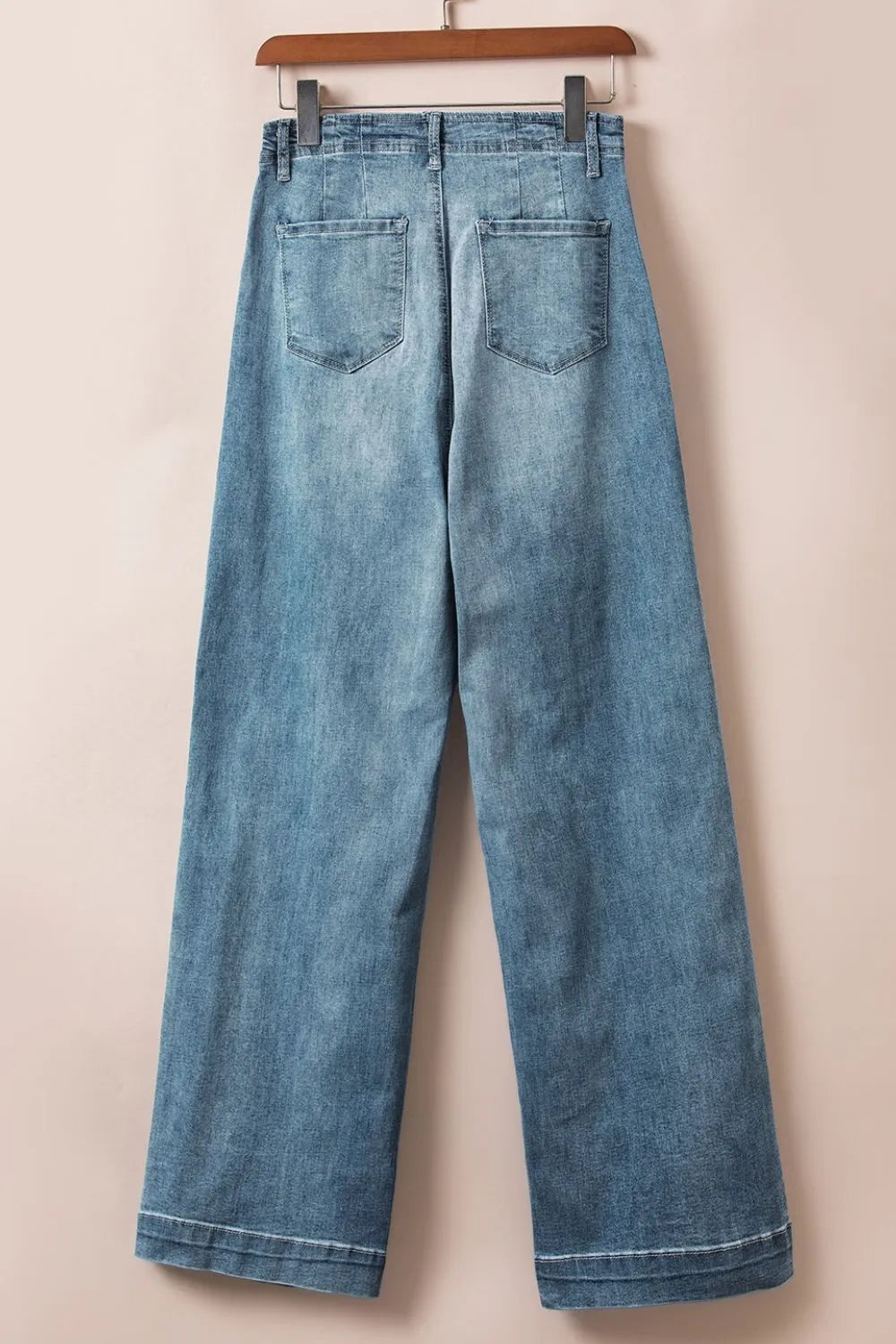 Button Fly High Waist Jeans – Trendsi | ClozArt
