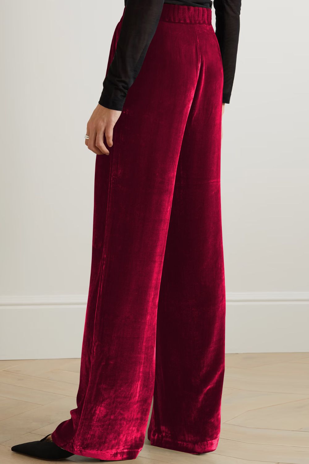 Loose Fit High Waist Long Pants with Pockets – Trendsi | ClozArt