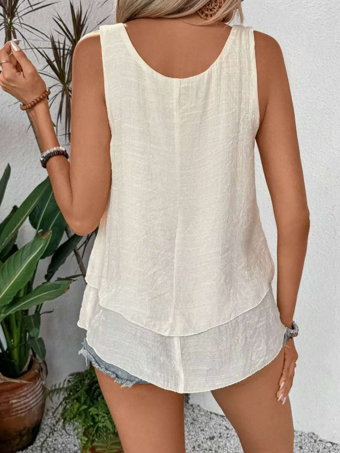 Wide Strap Layered Tank – Trendsi | ClozArt