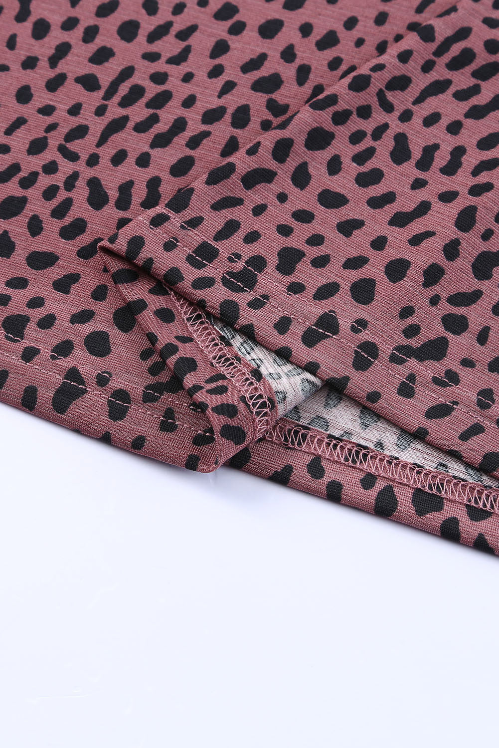 Grey Cheetah Print Casual Crew Neck T Shirt – Shewin | ClozArt
