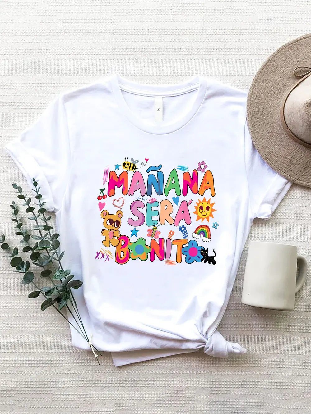 Letter Graphic Round Neck Short Sleeve T-Shirt – Trendsi | ClozArt