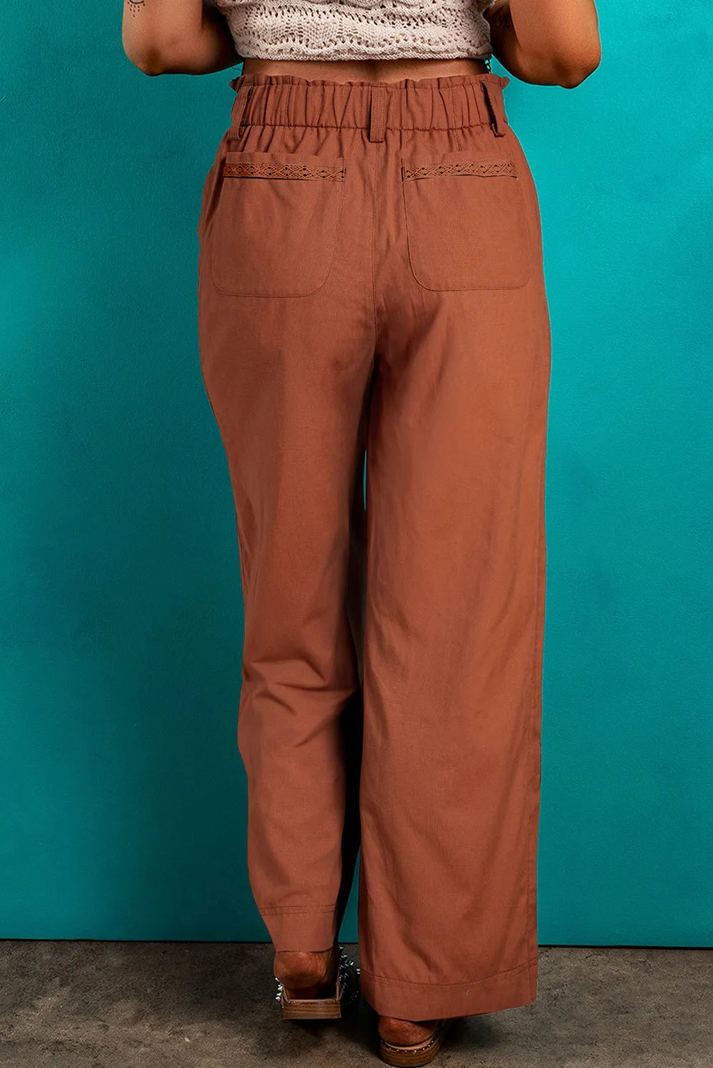 Wide Leg Pants with Pockets – Trendsi | ClozArt