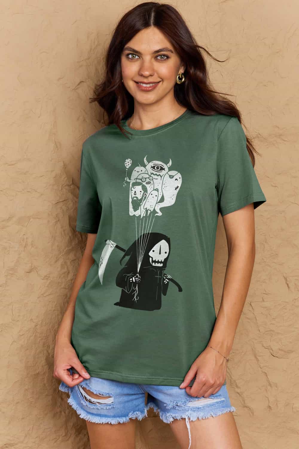 Simply Love Full Size Death Graphic T-Shirt – Trendsi | ClozArt