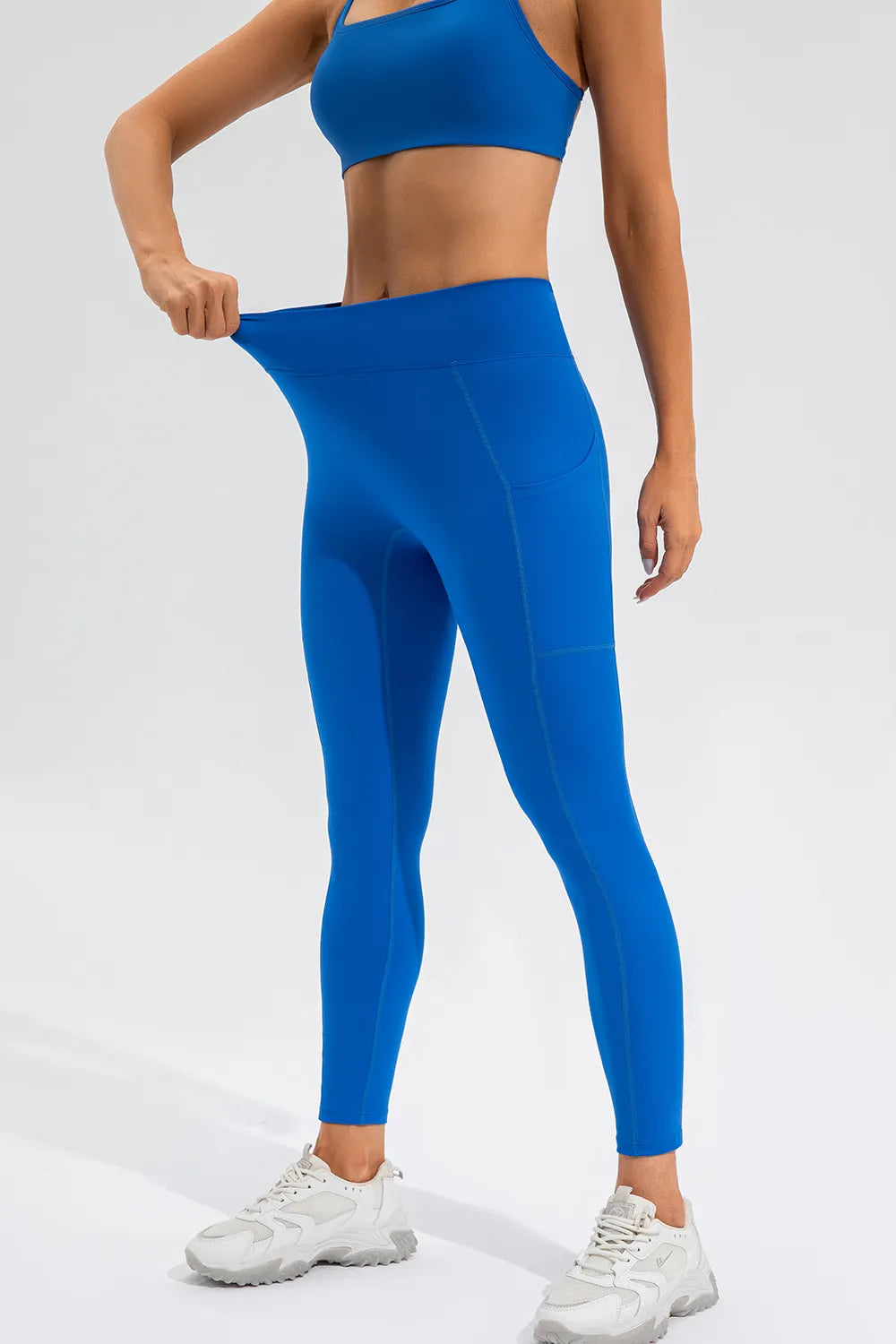 High Waist Active Leggings with Pockets – Trendsi | ClozArt