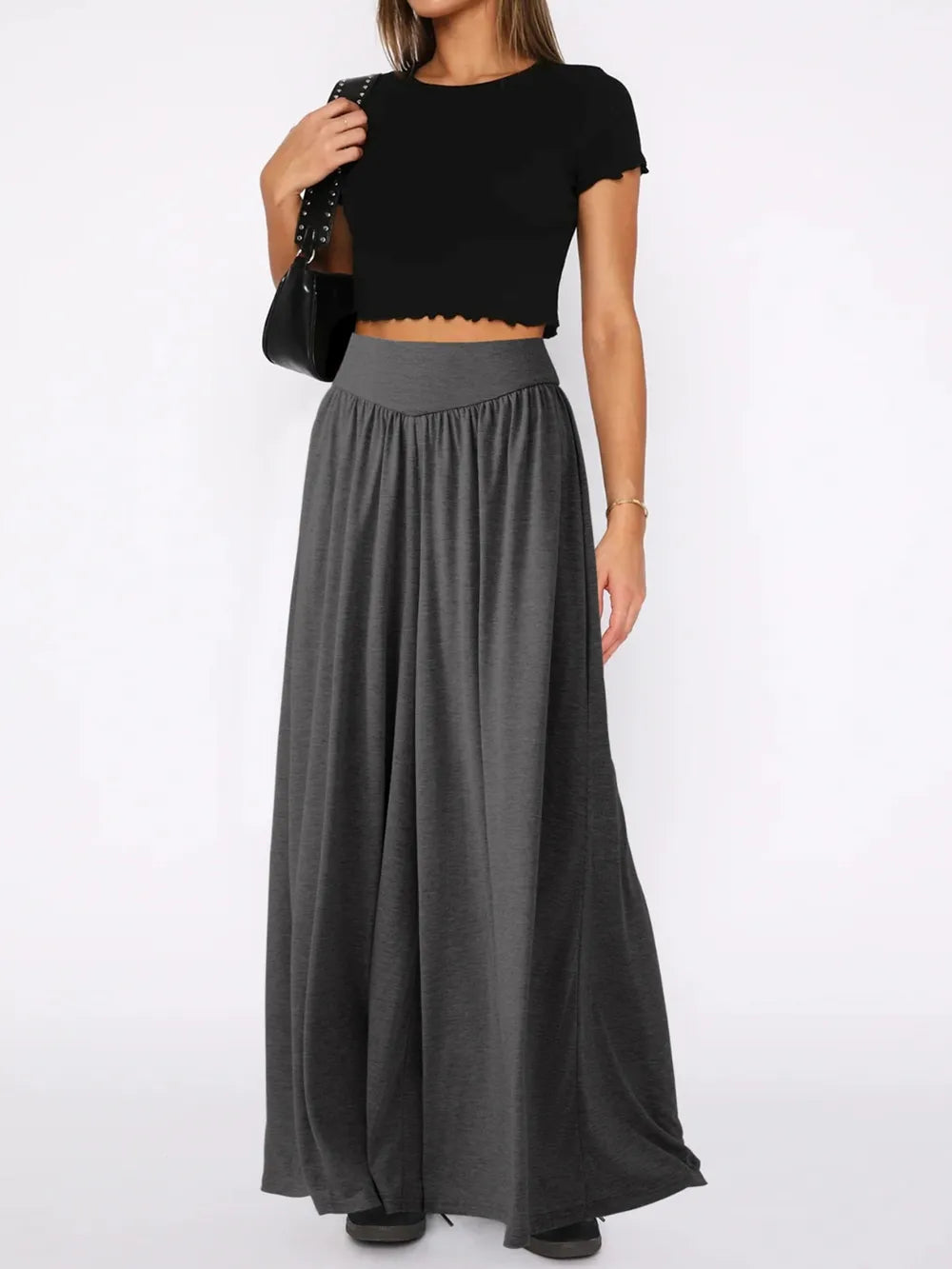 High Waist Wide Leg Pants – Trendsi | ClozArt